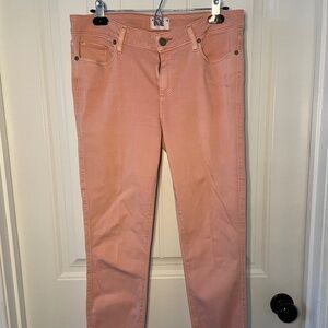 Paige Verdugo ankle jeans, pink, size 32